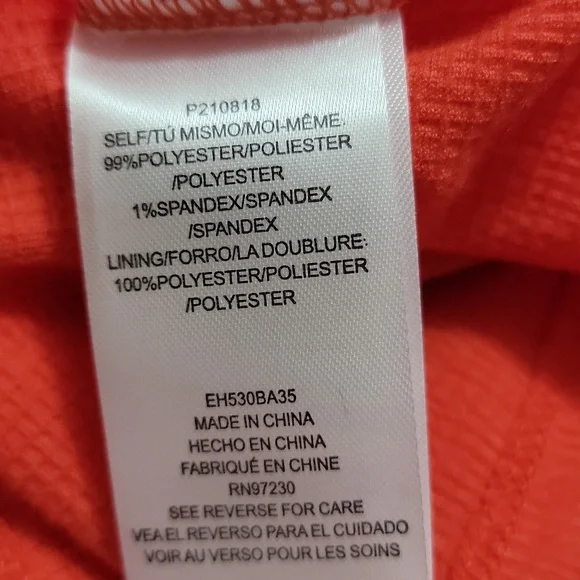 Absolutely Famous Orange Midi Dress NWT, V Neck, Sleeveless, Summer Dress - Picture 4 of 6